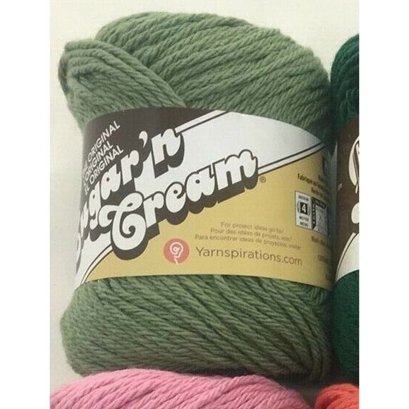 3 Skeins Lily Sugar'n Cream Stripes Yarn Gauge 4 M - Picture 2 of 8